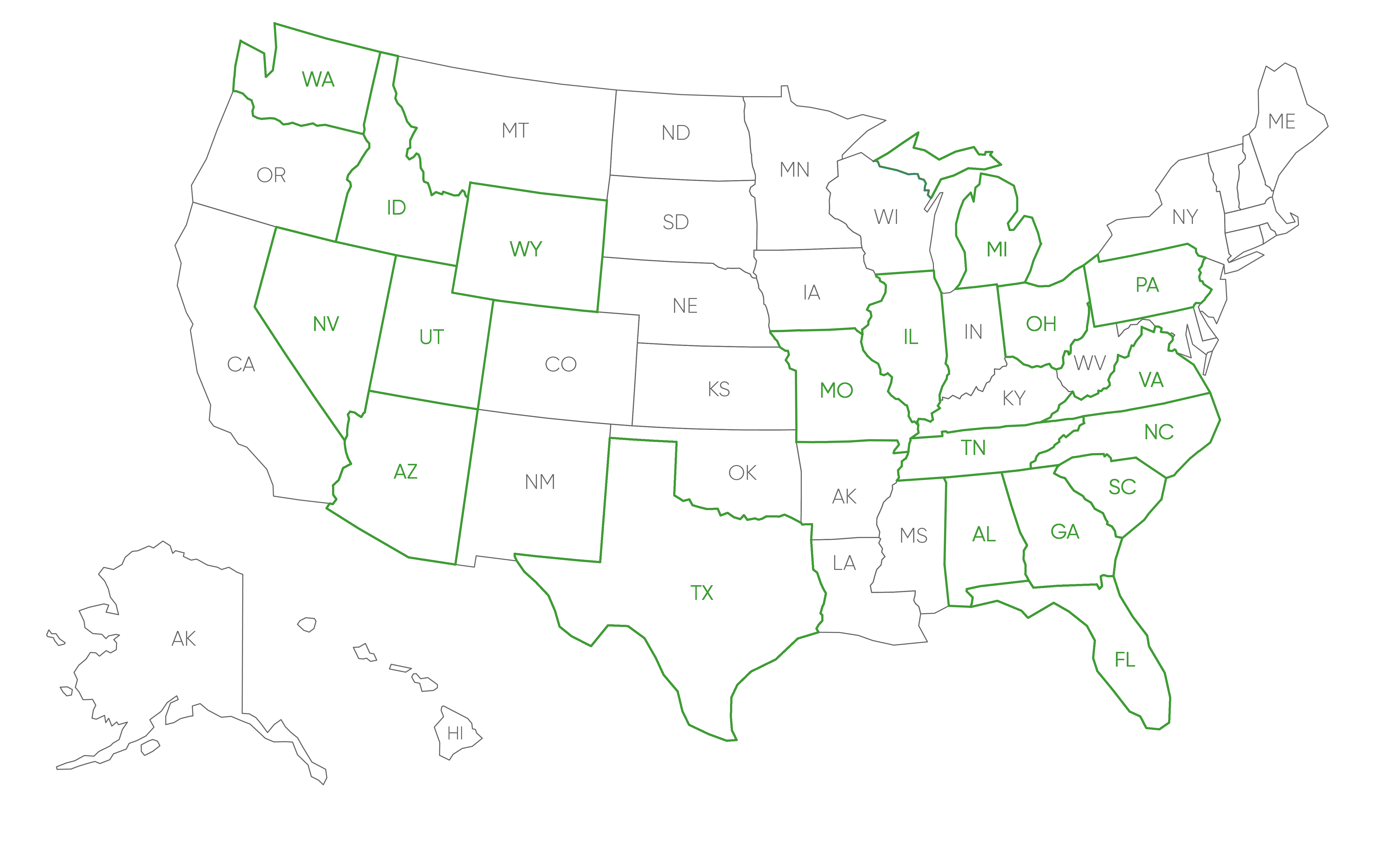 Federal Marketplace Map